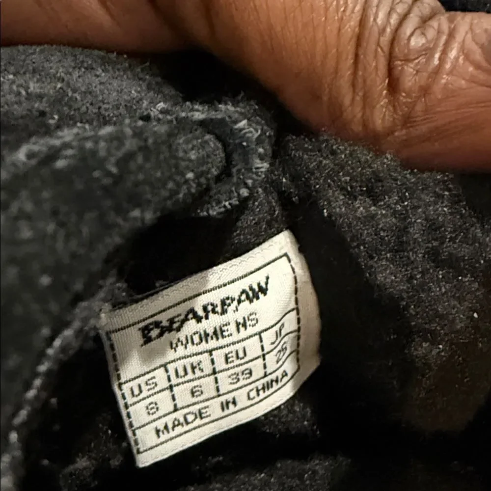 BearPaw Women's Black Winter Boots